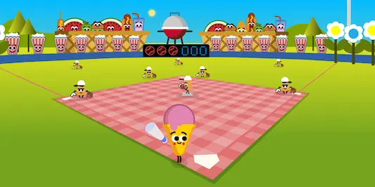 Doodle Baseball gameplay screenshot